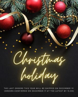 🎄 Christmas info for our B2B partners 🎄 The last orders of the year will be shipped on December 19 (orders confirmed by...